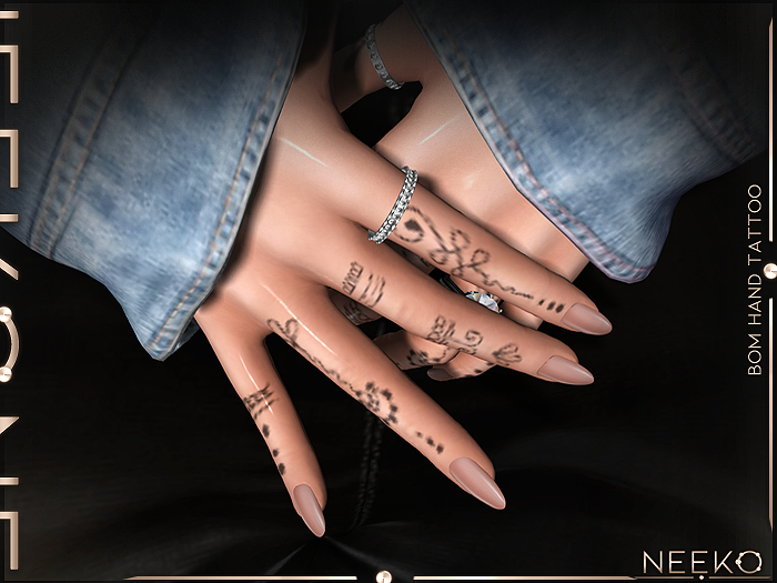N: Abstract Hand Tattoo BOM