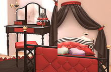 -Nomi-Princess Room Dressing chair(Dark)