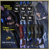 Gild HZS Full Set + Rare ( 18 Pcs ) Legacy Male