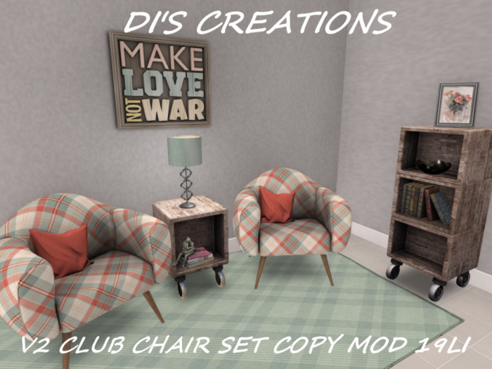 V2 CLUB CHAIR SET