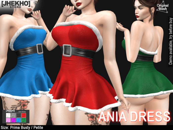[JHEKHO]  - Ania Dress - Prima - FATPACK