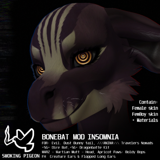 (SMOKING PIGEON) BoneBat Insomnia