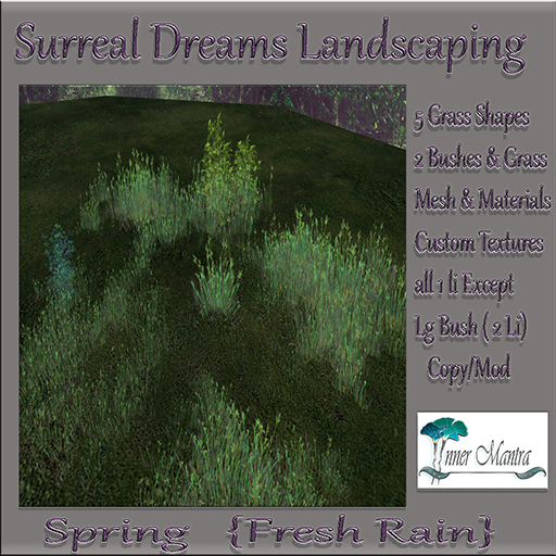 +Inner Mantra+ Surreal Dreams Grass Spring  -Fresh Rain  {box}