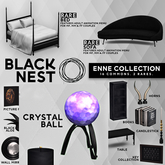 BLACK NEST / Enne Crystal Ball Lamp