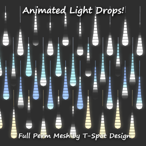 T-Spot Mesh - Animated Light Drops  - FP - LI=0.8