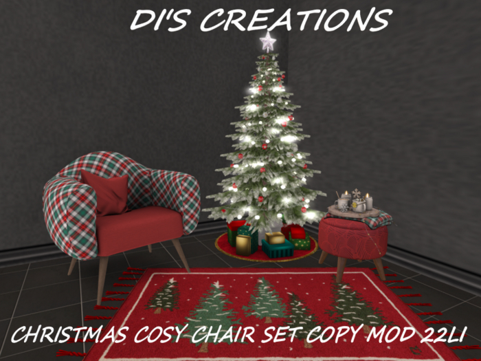 CHRISTMAS COSY CHAIR SET