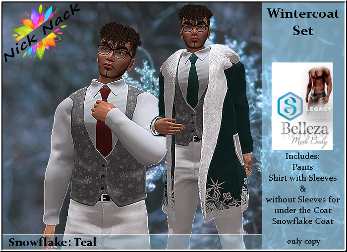 NN_Wintercoat Set-teal