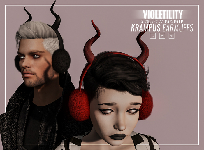 Violetility - Krampus Earmuffs