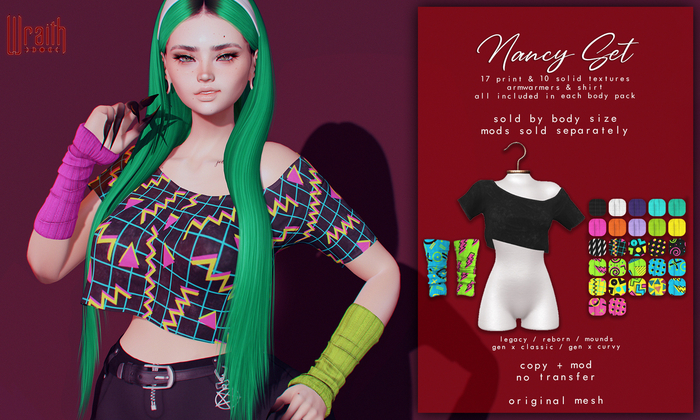 - wraith - Nancy Set - Reborn Mounds