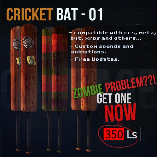 [Carnage] Cricket Bat - 01