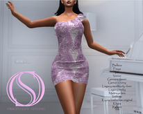 Originality styling Helen dress blush riche sequin