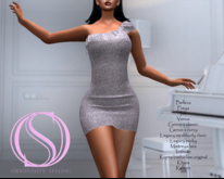 Originality styling Helen dress sequin pink prelude