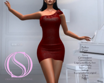 Originality styling Helen dress sequin red