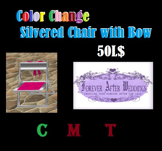 [[COLOR CHANGE]] Silvered Reception Chair