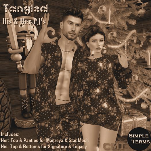 His & Her PJ's - Tangled - DEMO