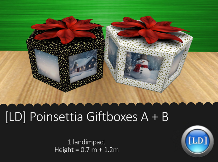 [LD] Poinsettia Giftboxes 2 sizes_2 patterns