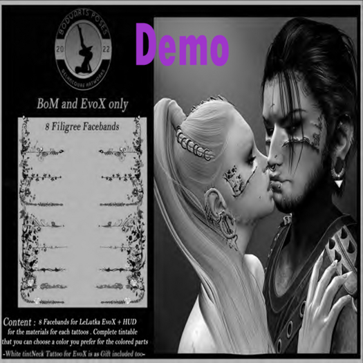 BodyArts - Filigree FaceBand EvoX DEMO