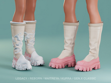 $NT Snowday Boots PINK IVORY
