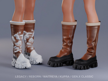 $NT Snowday Boots BROWN w BLACK