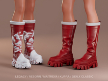 $NT Snowday Boots RED