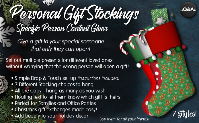 .:Q&A:. Personal Gift Giver - Stockings