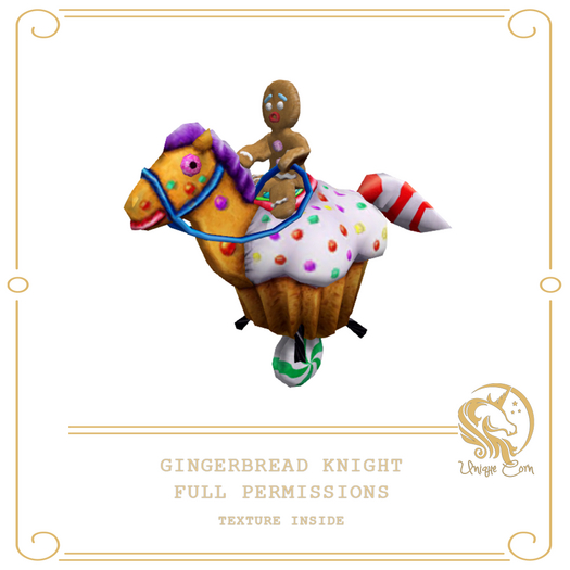 Full Perm Gingerbread Knight