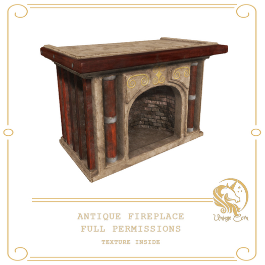 Full Perm Antique Fireplace