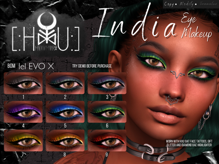 [HEXUMBRA] India Eye Makeup