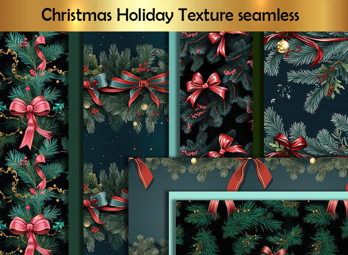 Christmas Holiday Texture seamless C