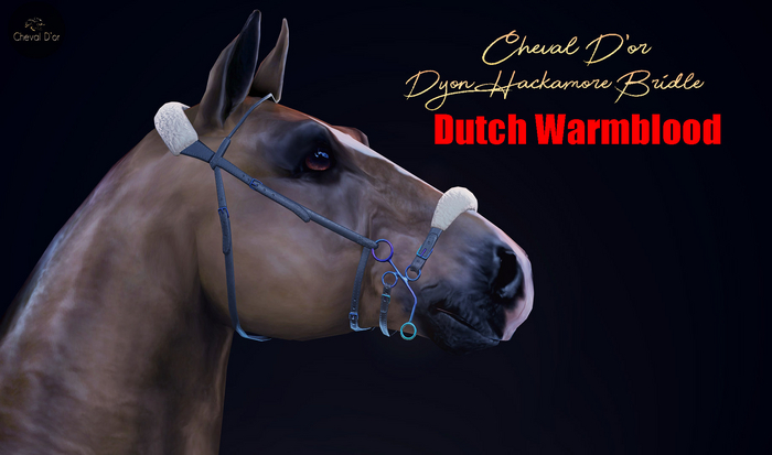 Cheval D'or / TeeglePet Dutch Warmblood / Dyon Hackamore Bridle [HUD]