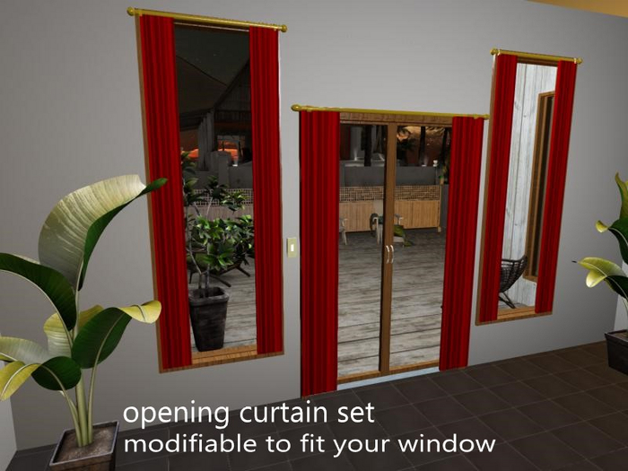 Argyle Curtain Set