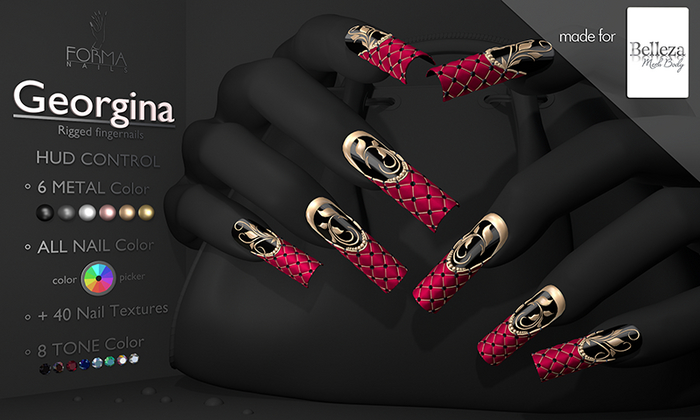 [FORMANAILS] NAILS - | Belleza Nails | - | GEORGINA Nails | - | Bento Nails | Rigged Nails 