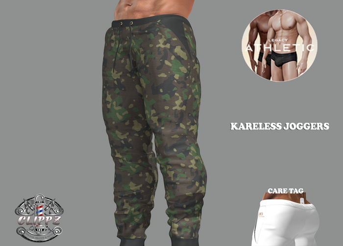 Clippz Legacy KareLess Joggers - Camo