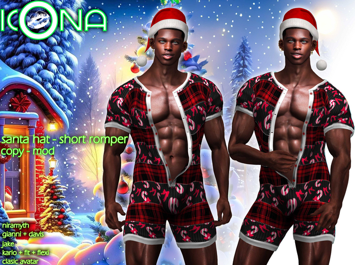 ICONA / SHORT ROMPER / SANTA PACK -11