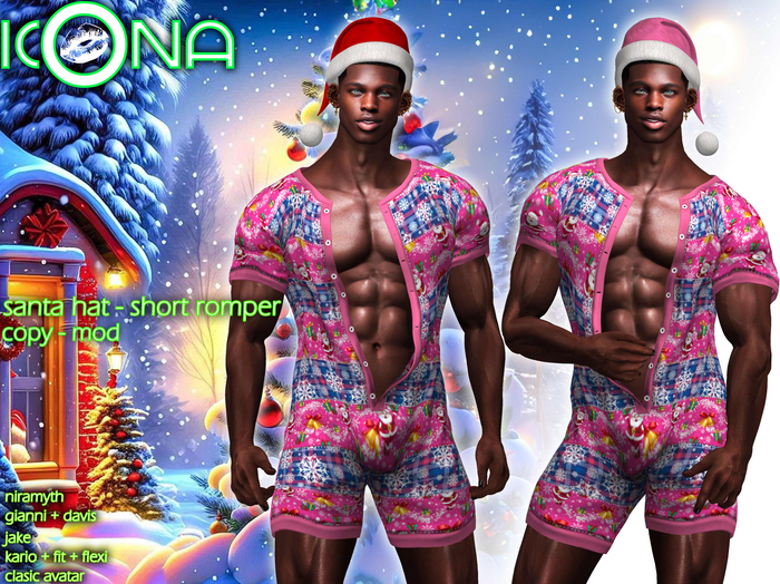 ICONA / SHORT ROMPER / SANTA PACK -2
