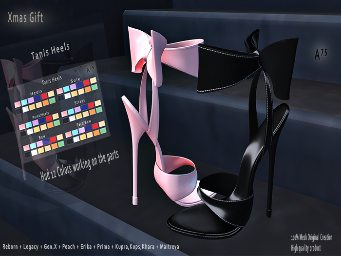 ; A75 : Tanis Heels With Hud Pack ( Gift Xmas )