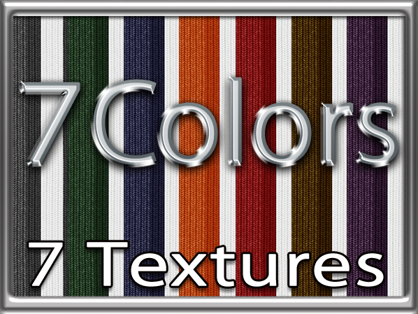 Zoy Texture [ Strypy Knitted 05 ] Seamless - 7 Colors