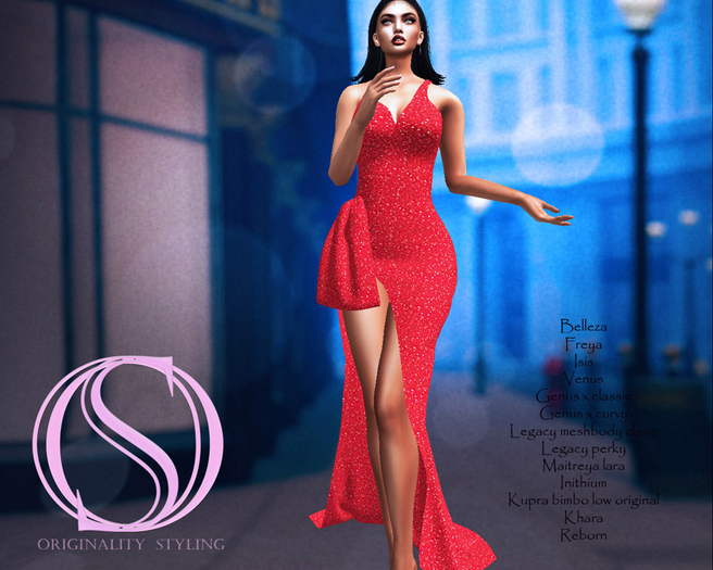 Originality stiling formal dress Flo  ruby