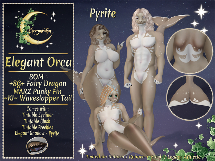 •ᴇᴠᴇʀɢᴀʀᴅᴇɴ• Elegant Orca Pyrite