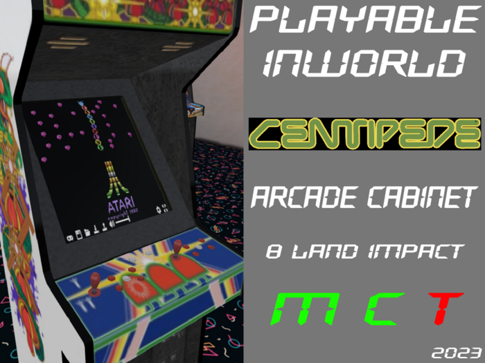 Playable Arcade Cabinet - Centipede
