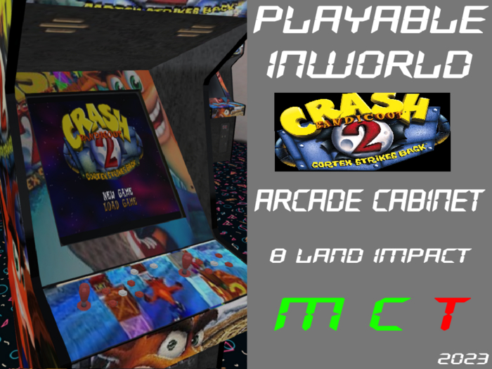 Playable Arcade Cabinet - Crash
