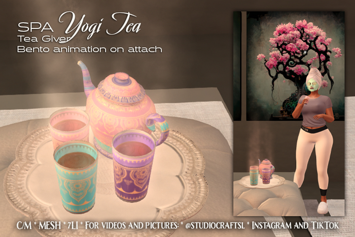 Studio Craft * SPA Line Tea Set Giver (Unpacker)