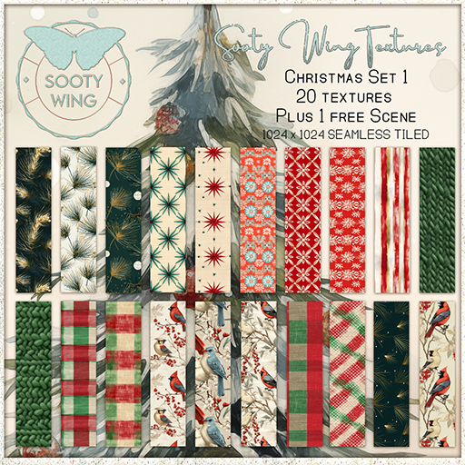 MM SWT -  Christmas Texture Set 1 - 20 Seamless Textures 