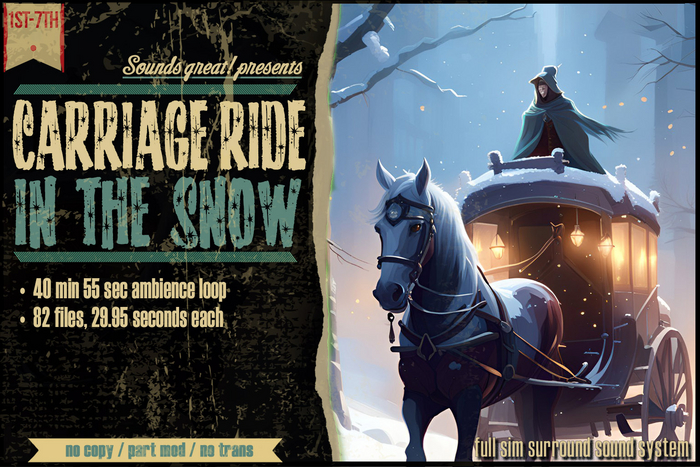 Sounds Great! Ambient System - Carriage Ride in the Snow