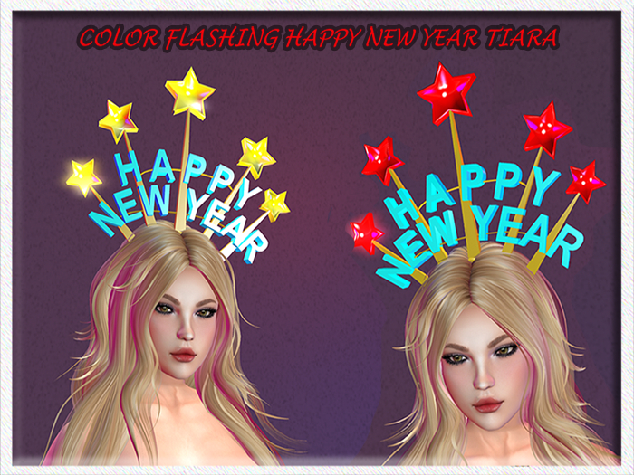 Flashing New years Eve Tiara