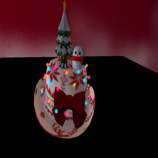 Chrismtas Hat Snowman Tree Flower
