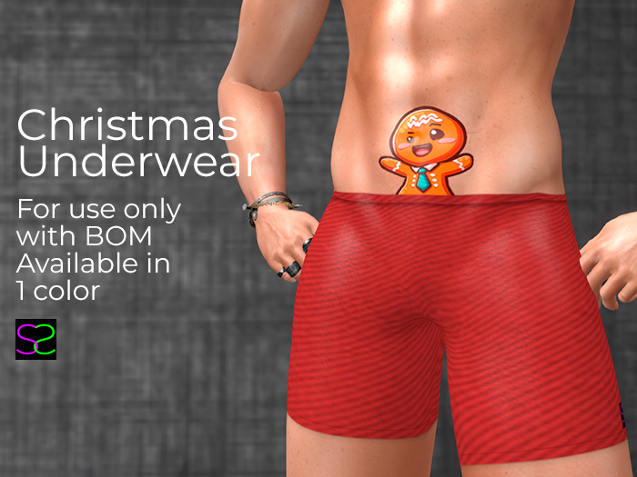 Tattoo Christmas Underwear - BOM
