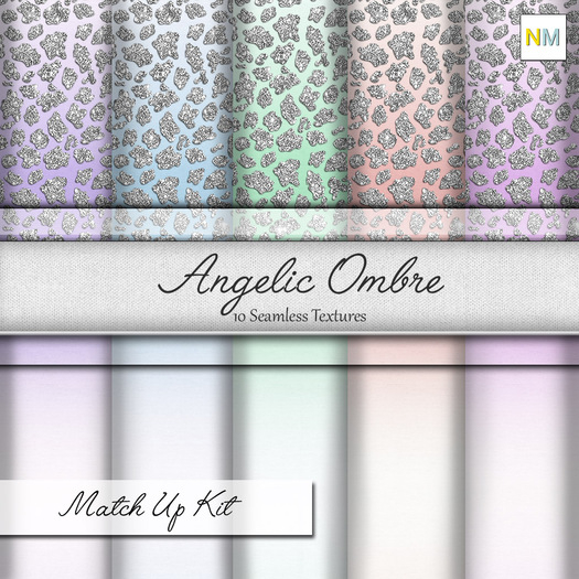 Angelic Ombre Fabric Textures NM