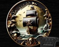 M's - Bas-relief - Painting - "Black Pearl" - Marine