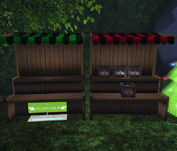 [PixelHearts] market stalls basic pack